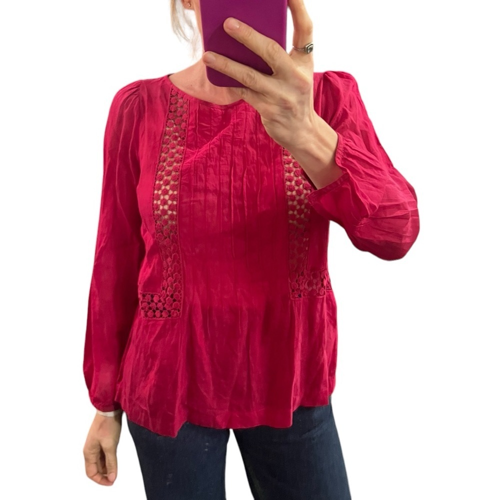 🌸Loft pink blouse